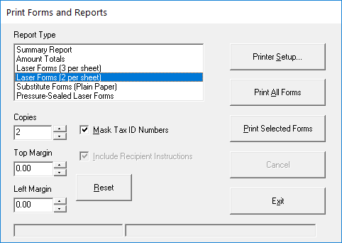 Print Menu